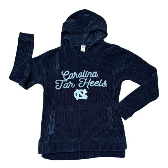 Concepts Sport Women's Velour Hoodie & Joggers SET - Navy "Carolina Tar Heels" S - Picture 2 of 10